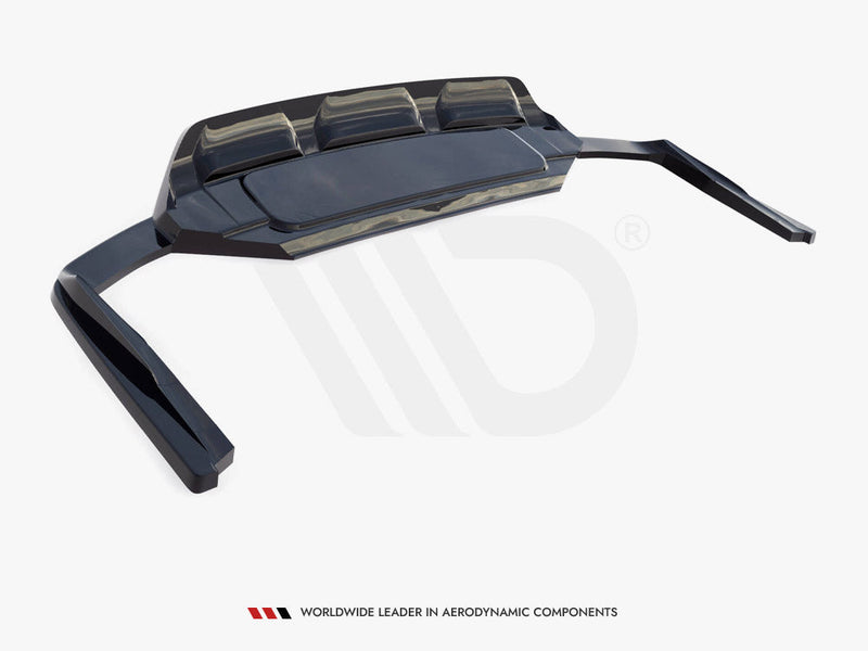 Maxton Design - Rear Splitter (Vertical Bars) Audi SQ7 Mk2 (4M) Facelift