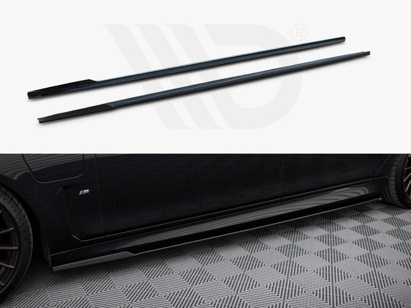 Maxton Design - Side Skirts Diffusers V.2 BMW 7 Long M-Pack G12