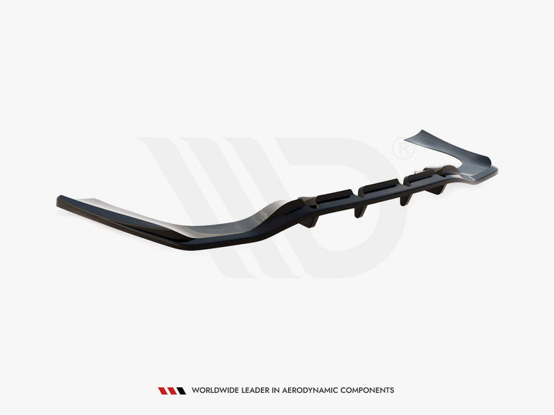 Maxton Design - Rear Splitter (Vertical Bars) Mercedes-AMG CLA 35 / 45 Coupe / Shooting Brake C118 Facelift / X118 Facelift