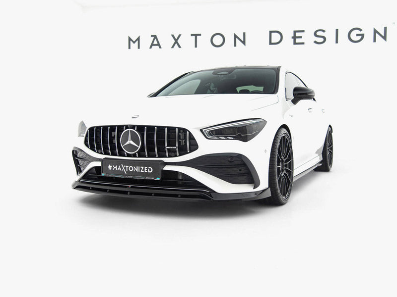 Maxton Design - Front Splitter Mercedes-AMG CLA 35 Coupe / Shooting Brake C118 Facelift / X118 Facelift
