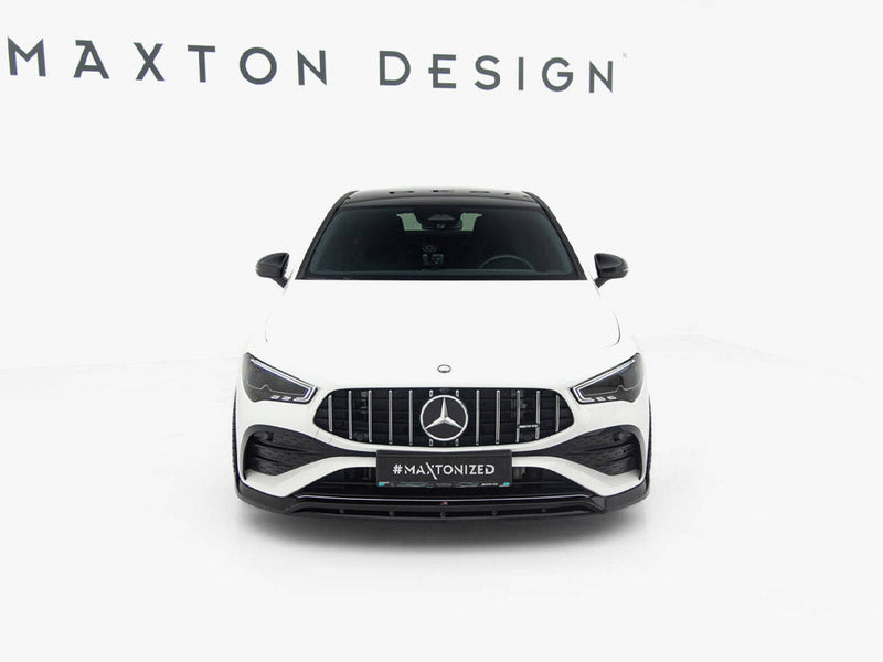 Maxton Design - Front Splitter Mercedes-AMG CLA 35 Coupe / Shooting Brake C118 Facelift / X118 Facelift