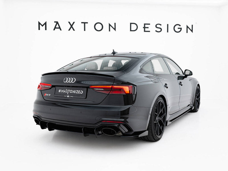 Maxton Design - Street Pro Rear Side Splitters + Flaps Audi RS5 Coupe / Sportback F5