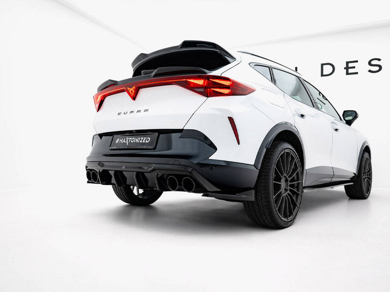 Maxton Design - Rear Valance V.3 + Exhaust Ends Imitation Cupra Formentor Mk1 Facelift