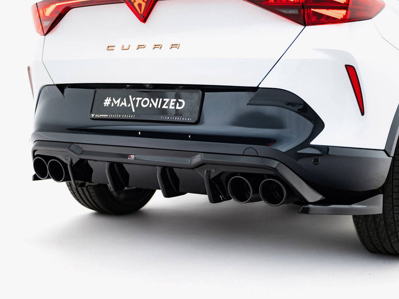 Maxton Design - Rear Valance V.3 + Exhaust Ends Imitation Cupra Formentor Mk1 Facelift