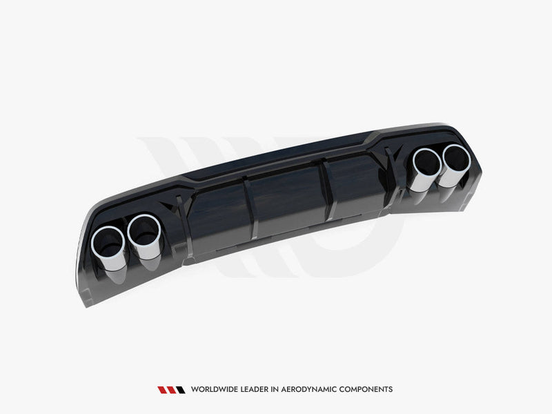 Maxton Design - Rear Valance V.3 + Exhaust Ends Imitation Cupra Formentor Mk1 Facelift