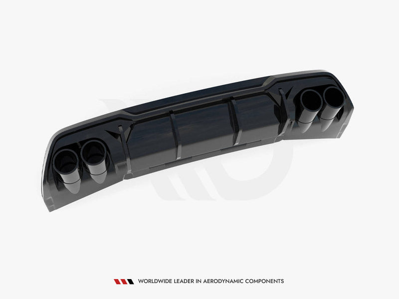 Maxton Design - Rear Valance V.3 + Exhaust Ends Imitation Cupra Formentor Mk1 Facelift