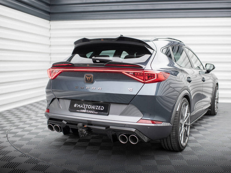 Maxton Design - Rear Valance V.3 + Exhaust Ends Imitation Cupra Formentor Mk1 Facelift