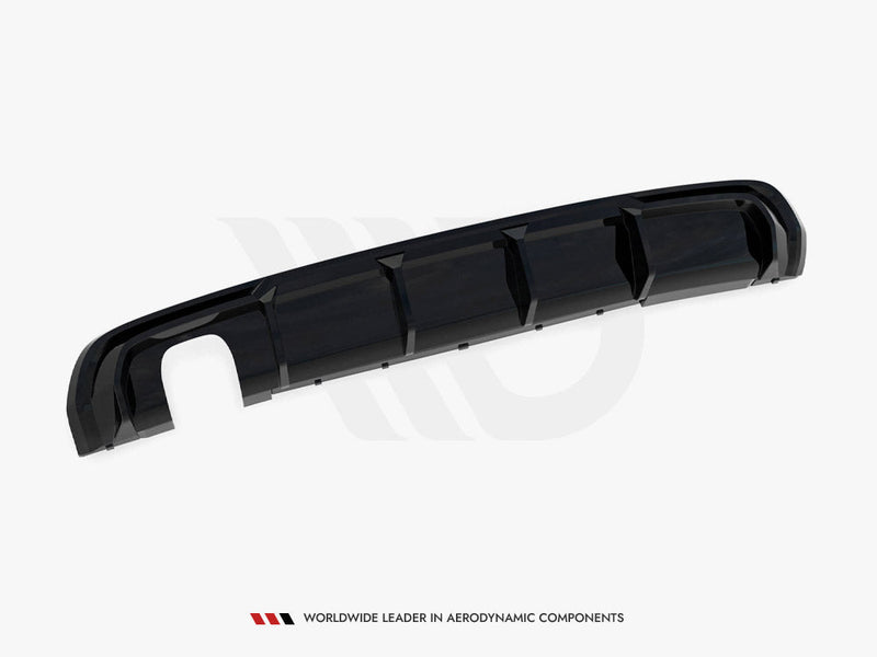Maxton Design - Rear Valance Audi A3 S-Line Sportback 8V (Version with single exhaust tips on one side)