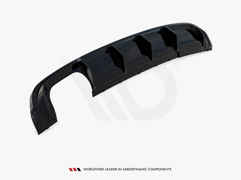 Maxton Design - Rear Valance Audi A3 S-Line Sportback 8V (Version with dual exhausts tips on one side)