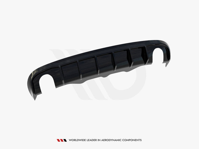Maxton Design - Rear Valance Audi A5 S-Line Sportback 8T (Version with single exhaust tips on both sides)