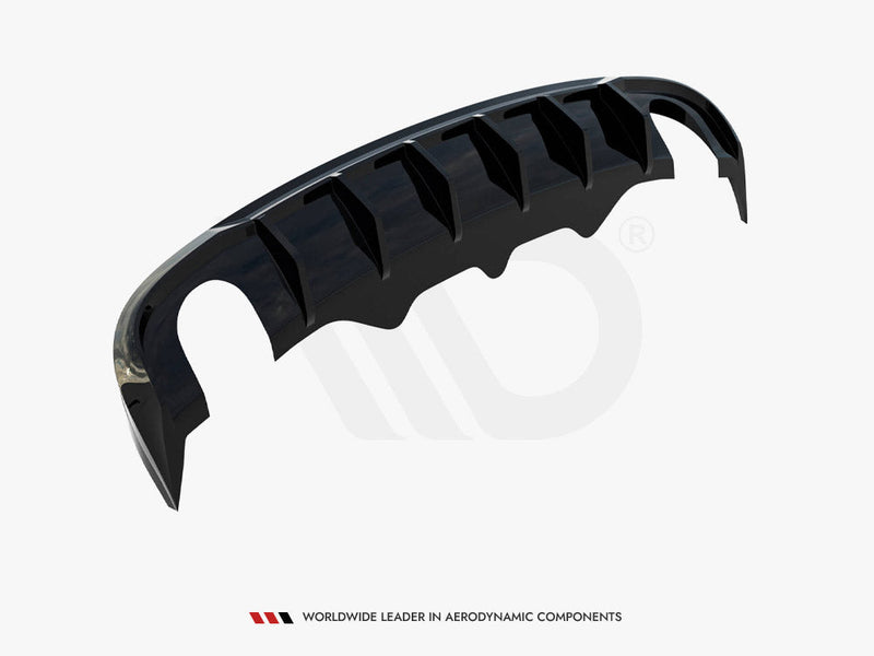 Maxton Design - Rear Valance Audi A5 S-Line Sportback 8T (Version with single exhaust tips on both sides)