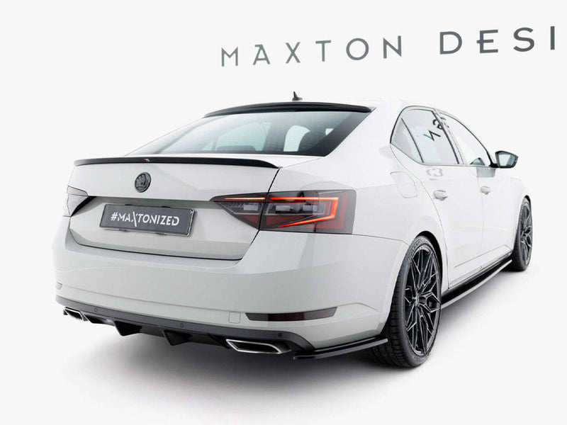 Maxton Design - Rear Side Splitters V.2 Skoda Superb Liftback / Combi Mk3