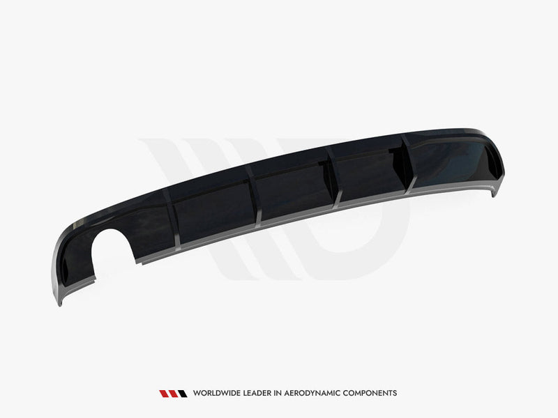 Maxton Design - Rear Valance Audi A3 Sedan 8V Facelift (Version with single exhaust tips on one side)