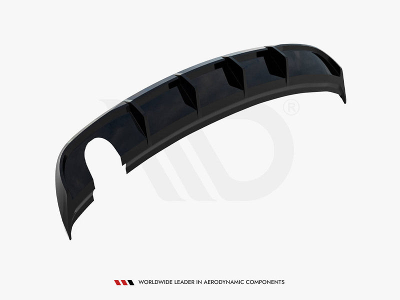 Maxton Design - Rear Valance Audi A3 Sedan 8V Facelift (Version with single exhaust tips on one side)