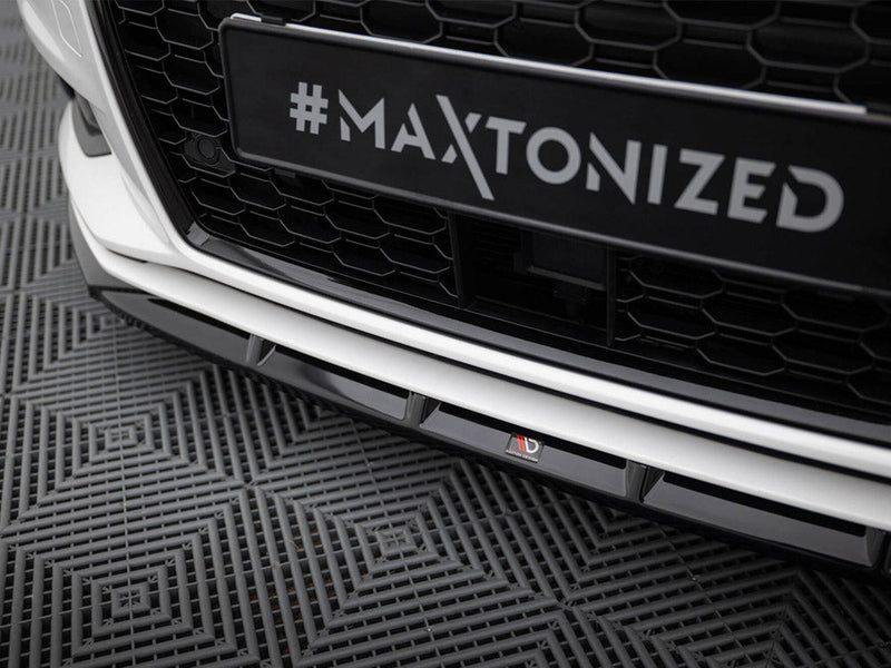 Maxton Design - Front Splitter Audi A3 Sedan 8V Facelift