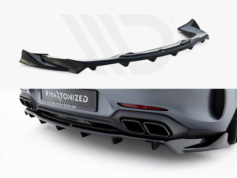 Maxton Design - Rear Splitter (Vertical Bars) Mercedes-AMG GT C C190 Facelift