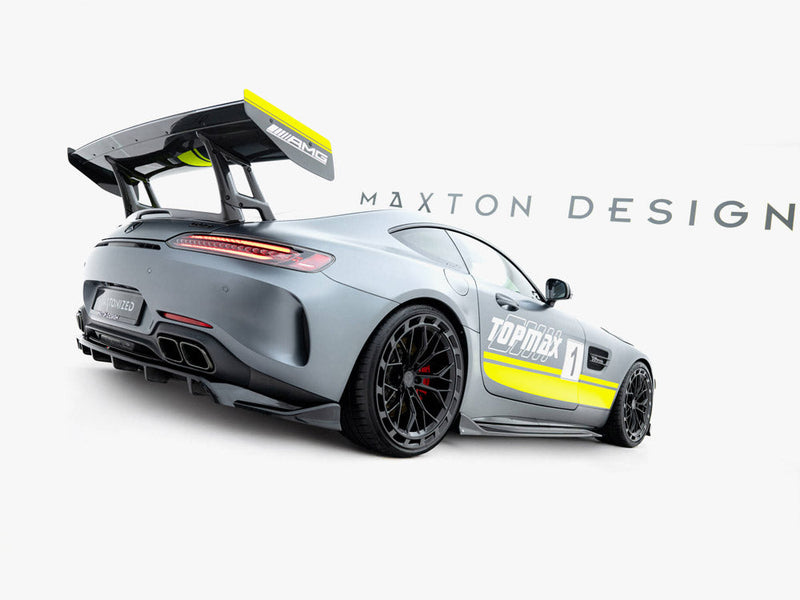 Maxton Design - Rear Splitter (Vertical Bars) Mercedes-AMG GT C C190 Facelift