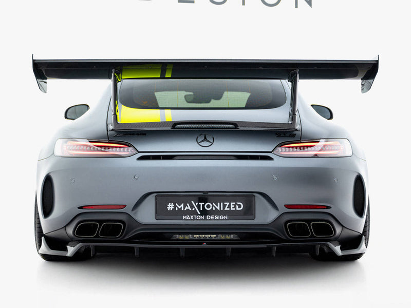 Maxton Design - Rear Splitter (Vertical Bars) Mercedes-AMG GT C C190 Facelift
