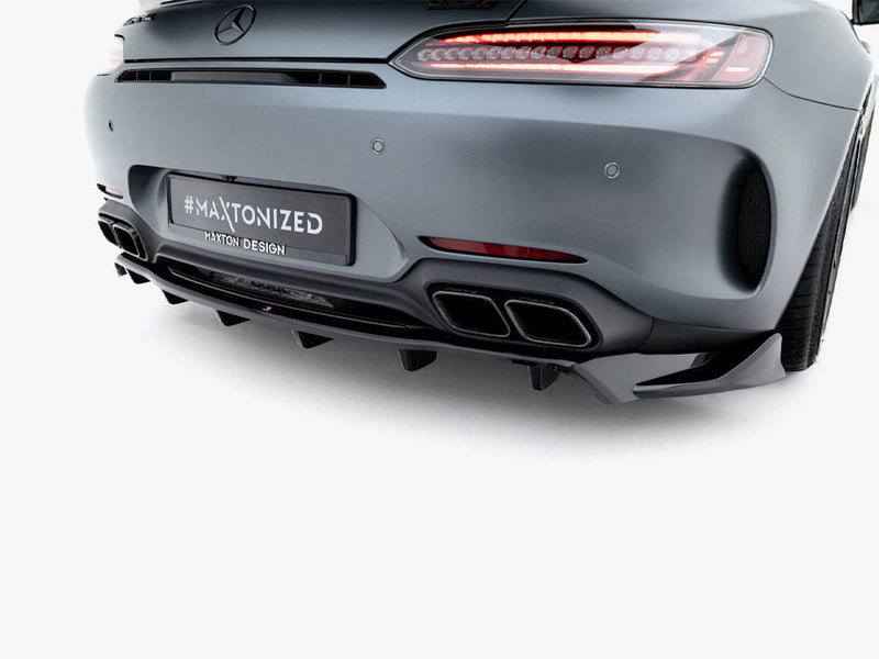 Maxton Design - Rear Splitter (Vertical Bars) Mercedes-AMG GT C C190 Facelift