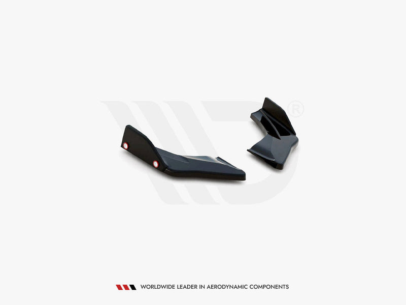 Maxton Design - Rear Side Splitters V.1 + Flaps Volkswagen Golf GTI Clubsport Mk8 Facelift