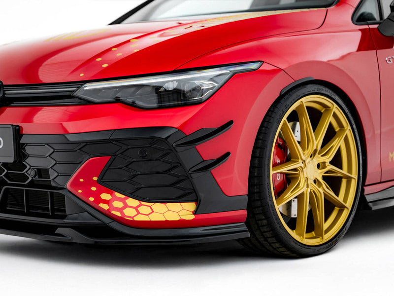 Maxton Design - Front Bumper Wings (Canards) Volkswagen Golf GTI Clubsport Mk8 Facelift