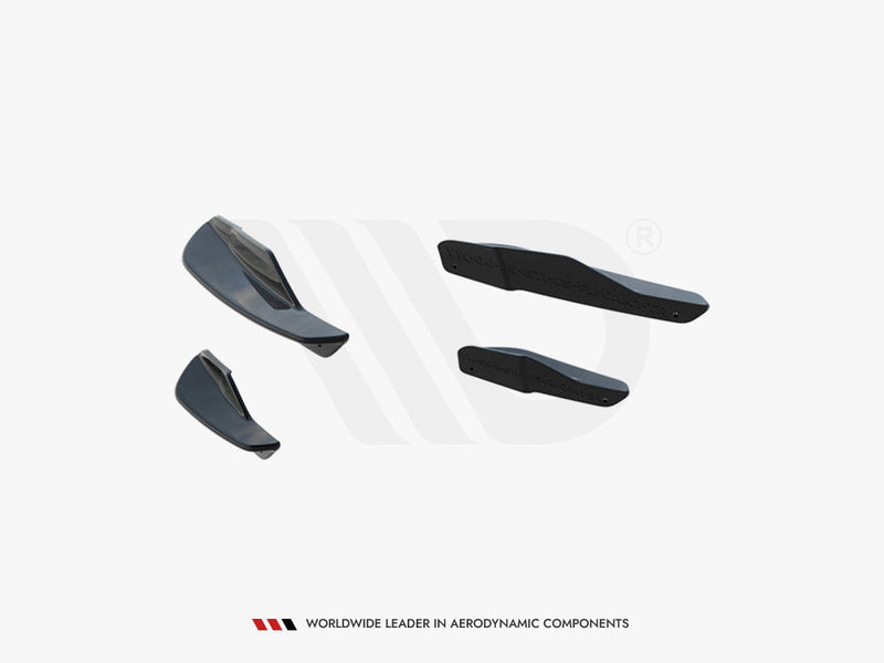 Maxton Design - Front Bumper Wings (Canards) Volkswagen Golf GTI Clubsport Mk8 Facelift