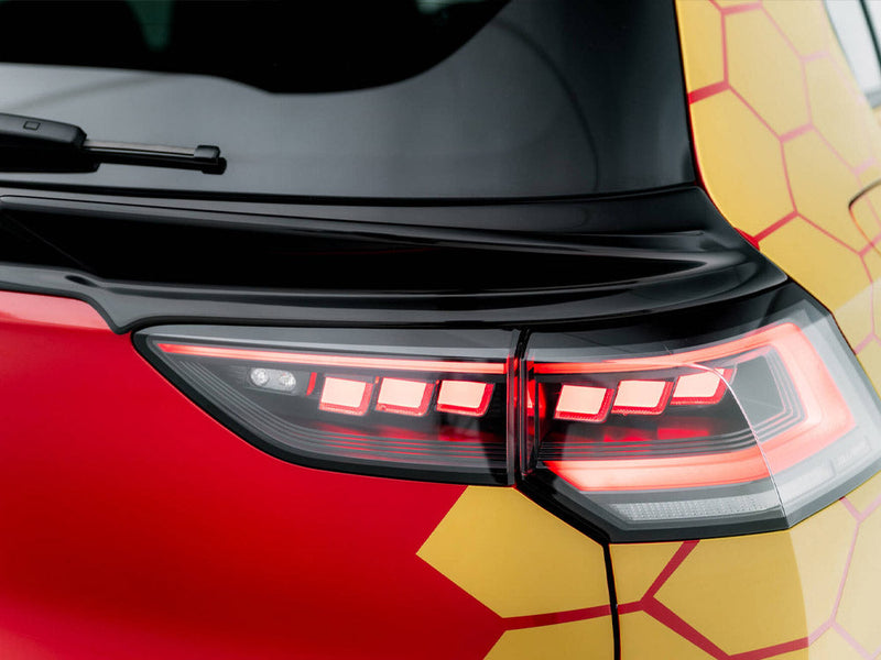 Maxton Design - Lower Spoiler CAP 3D Volkswagen Golf GTI / GTI Clubsport / R / R-Line / GTE / GTD Mk8 / Mk8 Facelift