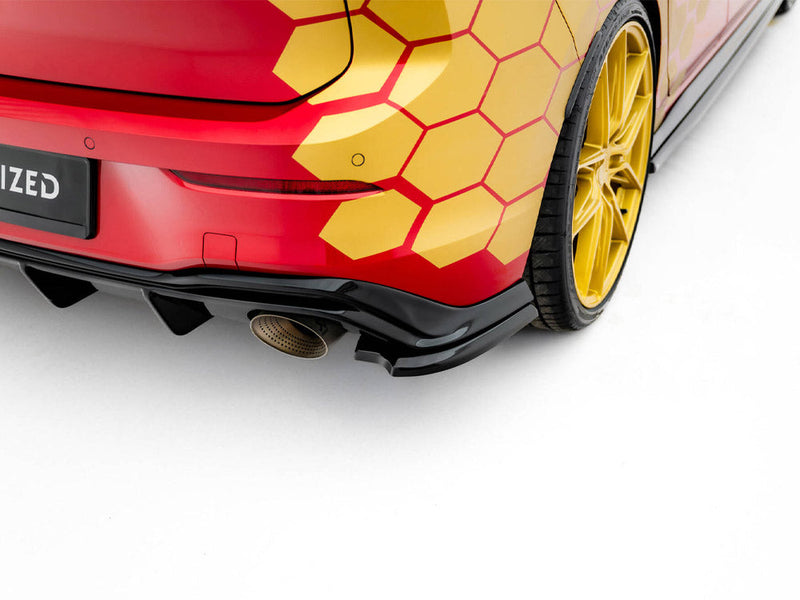Maxton Design - Rear Side Splitters V.6 Volkswagen Golf GTI Clubsport Mk8 Facelift