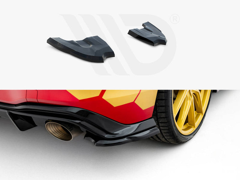 Maxton Design - Rear Side Splitters V.3 Volkswagen Golf GTI Clubsport Mk8 Facelift