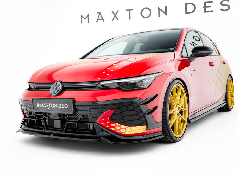 Maxton Design - Front Splitter V.4 Volkswagen Golf GTI Clubsport Mk8 Facelift