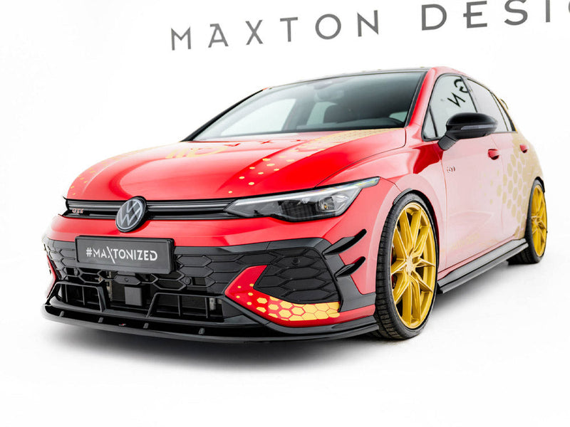 Maxton Design - Front Splitter V.2 Volkswagen Golf GTI Clubsport Mk8 Facelift