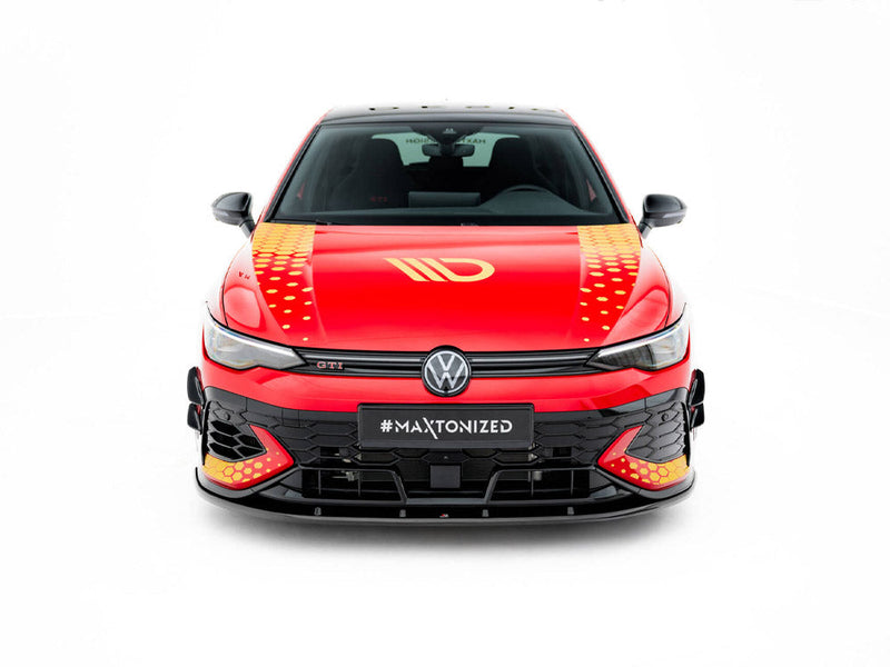 Maxton Design - Front Splitter V.2 Volkswagen Golf GTI Clubsport Mk8 Facelift