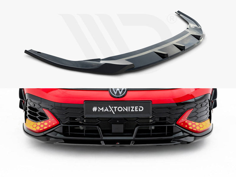 Maxton Design - Front Splitter V.1 Volkswagen Golf GTI Clubsport Mk8 Facelift