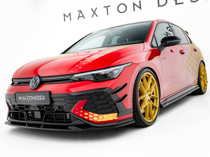 Maxton Design - Front Splitter V.1 Volkswagen Golf GTI Clubsport Mk8 Facelift