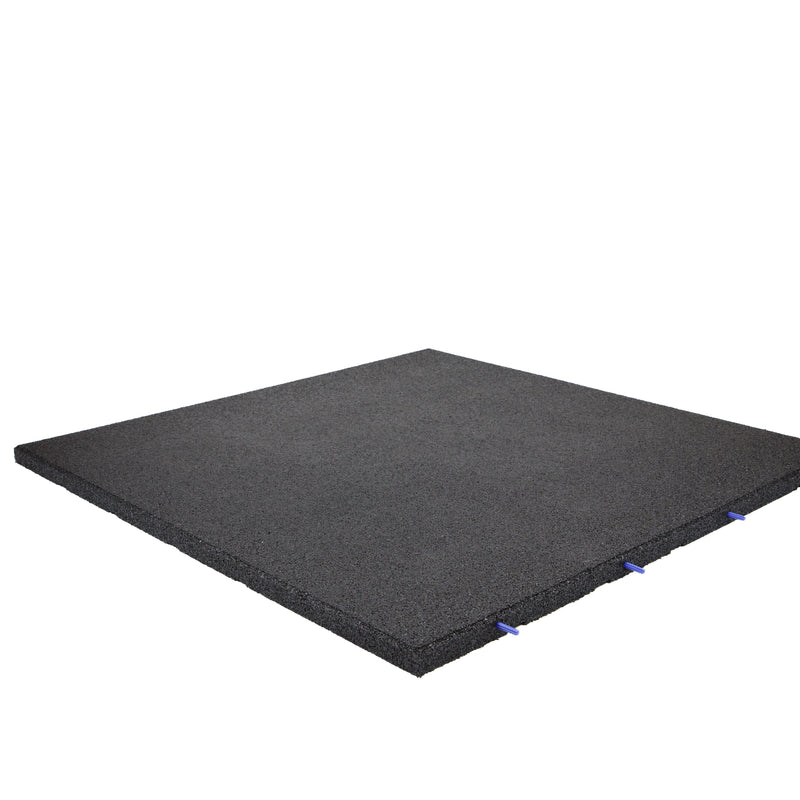 Rubber Outdoor 1m x 1m Outdoor Gym Tiles - 30mm