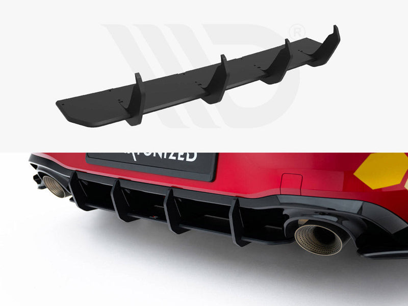 Maxton Design - Street PRO Rear Diffuser V.2 Volkswagen Golf GTI Clubsport Mk8 Facelift