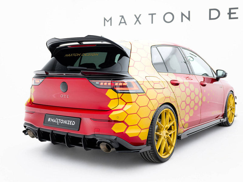 Maxton Design - Street PRO Rear Diffuser V.2 Volkswagen Golf GTI Clubsport Mk8 Facelift