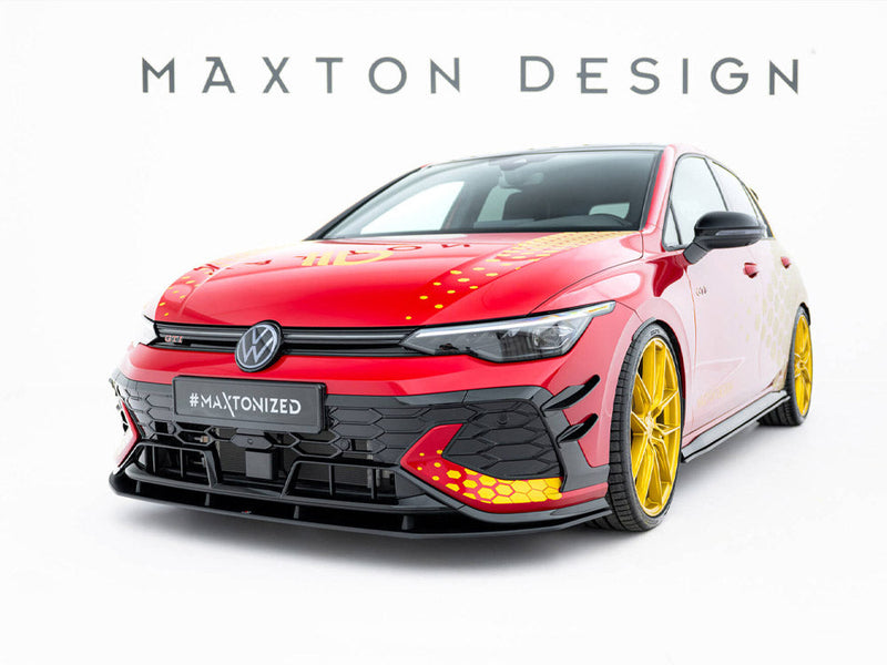 Maxton Design - Street PRO Front Splitter Volkswagen Golf GTI Clubsport Mk8 Facelift
