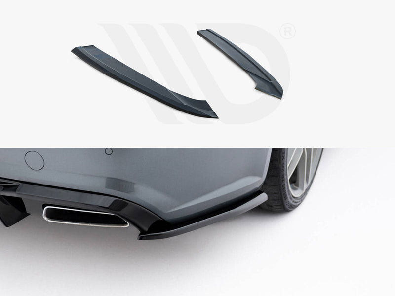Maxton Design - Rear Side Splitters V.3 Audi S6 / A6 S-Line / A6 C7 Facelift