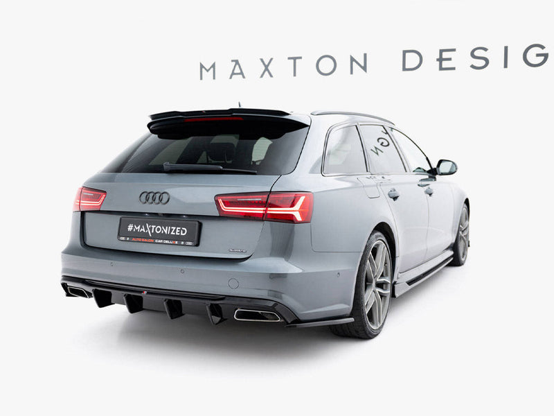 Maxton Design - Rear Side Splitters V.3 Audi S6 / A6 S-Line / A6 C7 Facelift