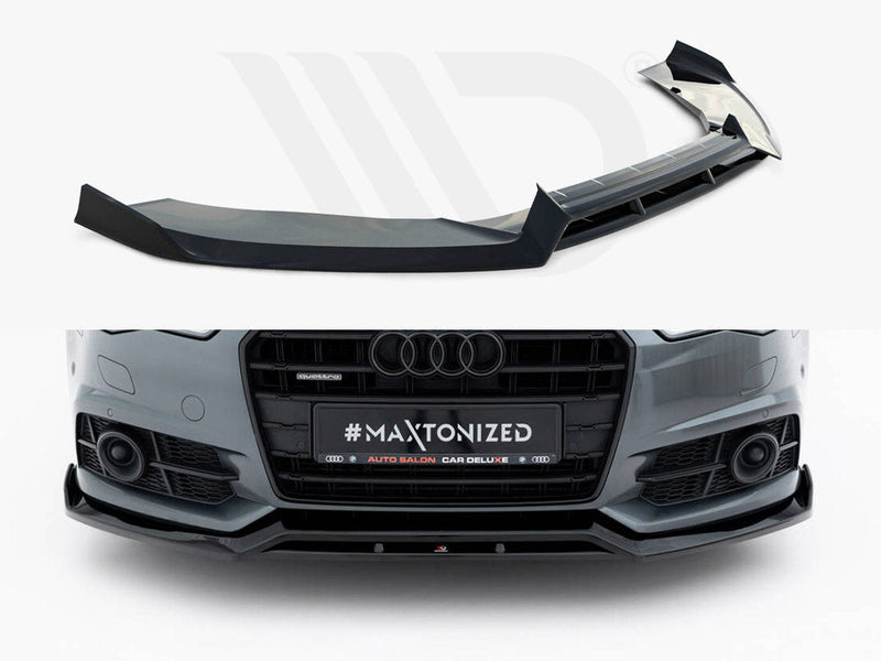 Maxton Design - Front Splitter V.3 Audi A6 / A6 C7 S-Line / S6 C7 Facelift