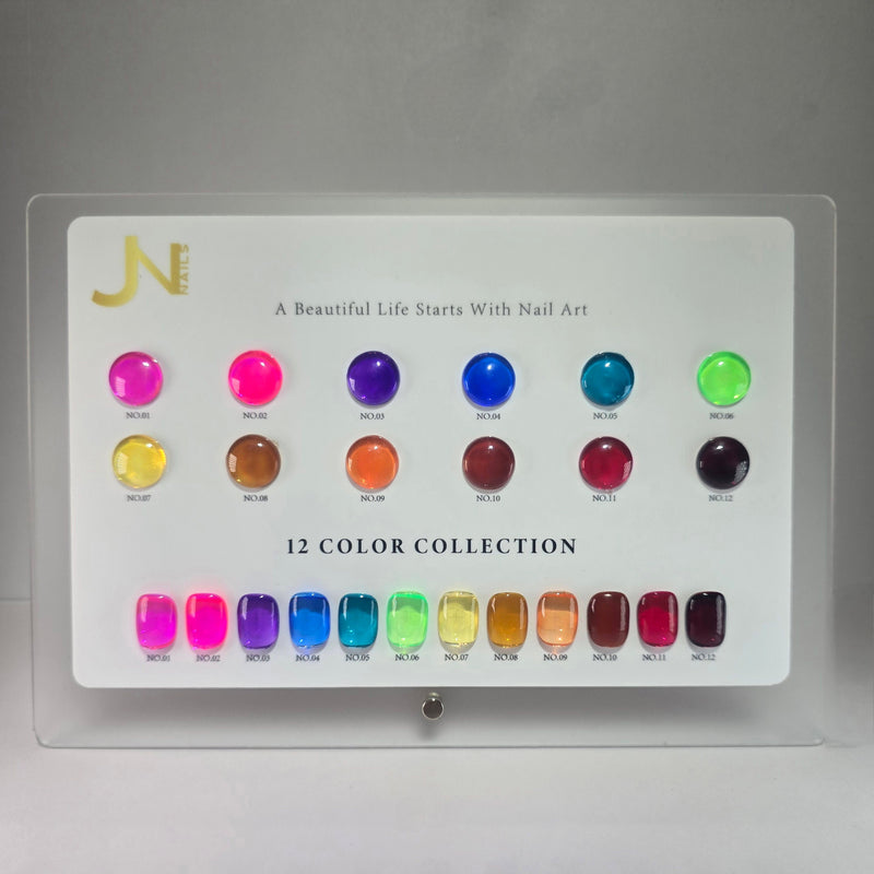 GLASS GEL - Full Collection of 12 colours (GG)