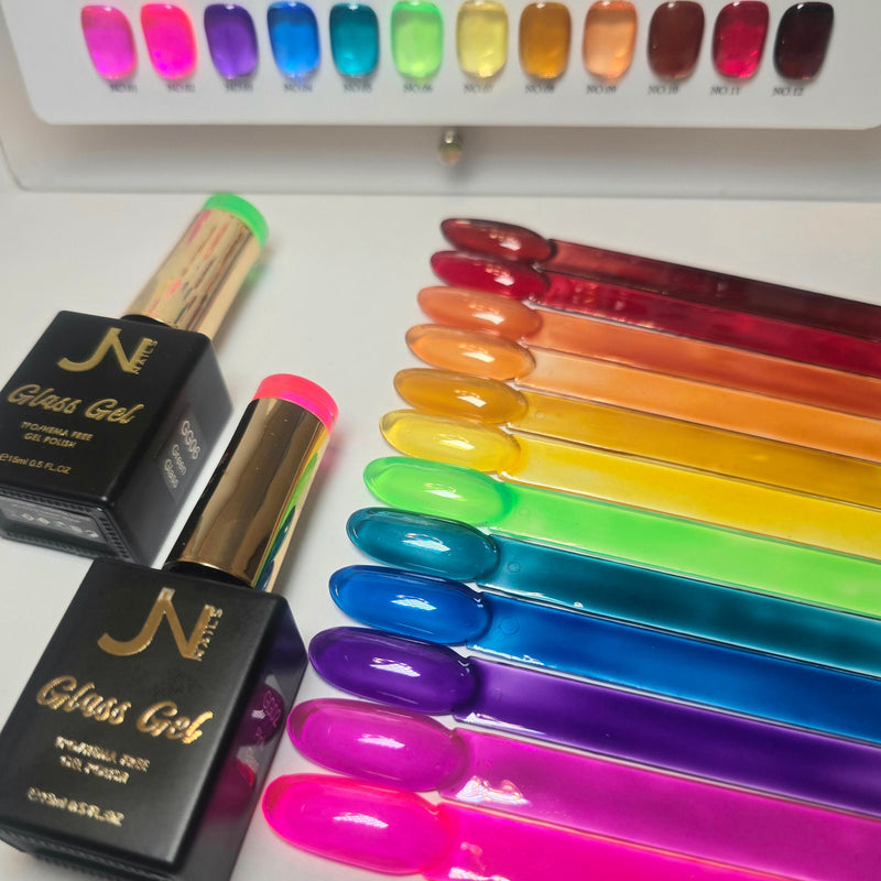 GLASS GEL - Full Collection of 12 colours (GG)