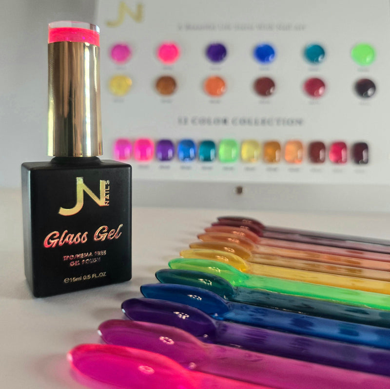 GLASS GEL - Full Collection of 12 colours (GG)