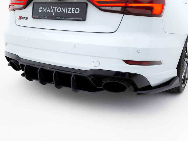 Maxton Design - Street PRO Rear Diffuser V.2 Audi RS3 Sedan 8V Facelift