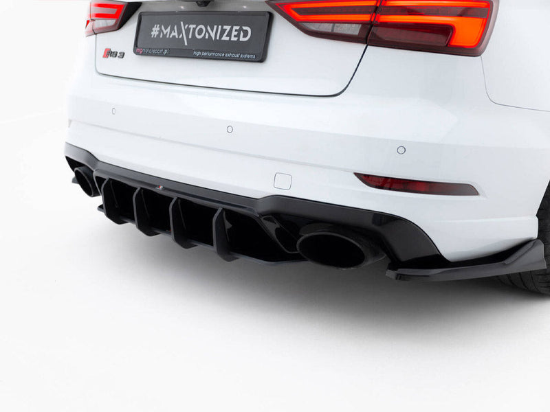 Maxton Design - Street PRO Rear Diffuser V.2 Audi RS3 Sedan 8V Facelift
