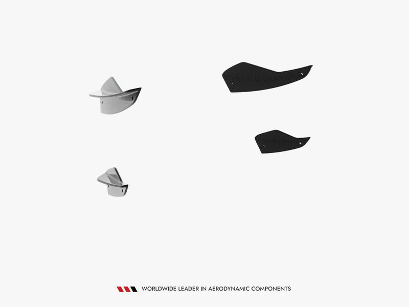 Maxton Design - Front Bumper Wings (Canards) Hyundai Elantra N Mk7