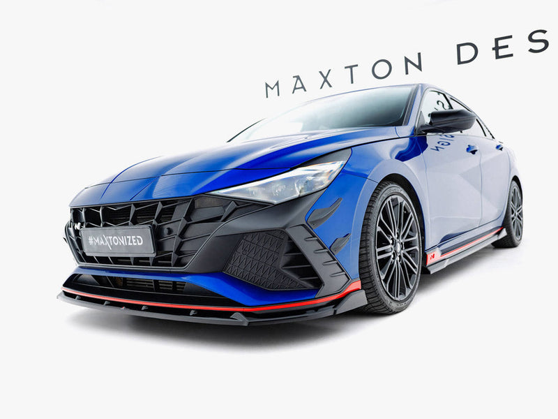 Maxton Design - Front Splitter V.2 Hyundai Elantra N Mk7