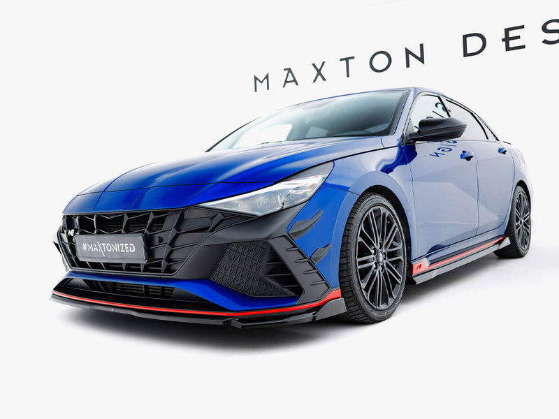 Maxton Design - Front Splitter V.1 Hyundai Elantra N Mk7