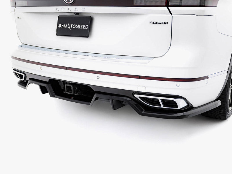 Maxton Design - Rear Splitter (Vertical Bars) Volkswagen Atlas R-Line Mk1 Facelift 2